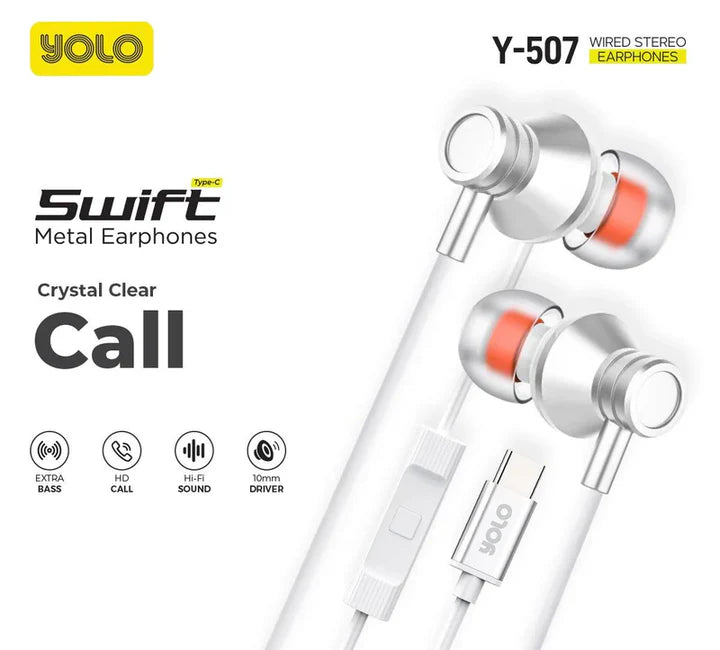 Yolo Y-507 Swift metal earphone
